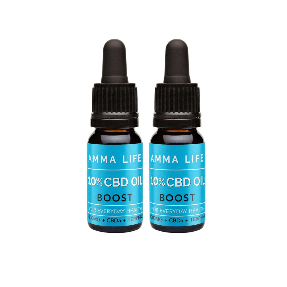 Amma Life 10% CBD oil, 2 bottle bundle. Award-winning CBD UK