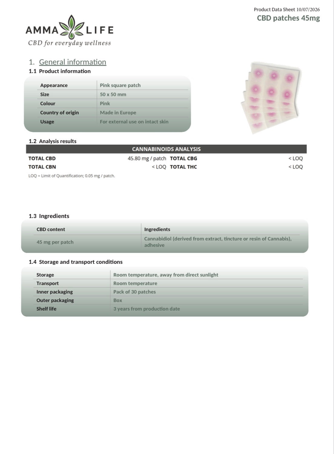 
                  
                    CBD Patches Max Strength (1350mg)
                  
                