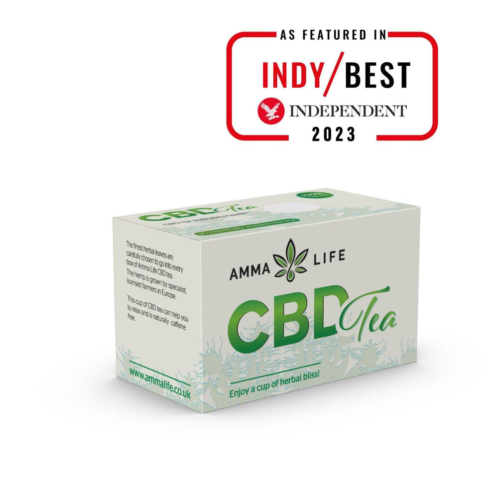 
                  
                    Enjoy a cup of herbal bliss with Amma Life's CBD teas. Voted Best CBD Tea UK by IndyBest 2023, The Independent newspaper,. Amma Life CBD Teas for its high quality and flavour.
                  
                