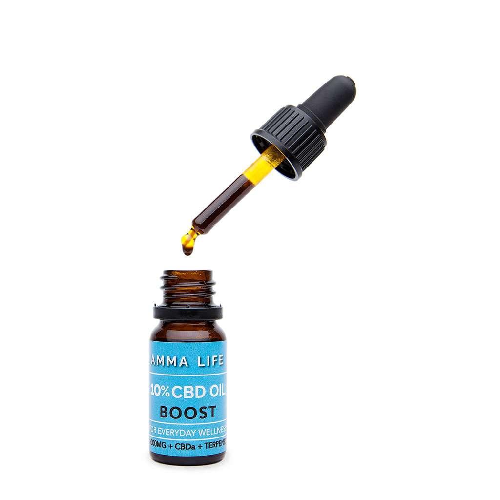 
                  
                    Amma Life 1000mg award-winning CBD Oil. Designed to support your wellness when taken regularly.
                  
                